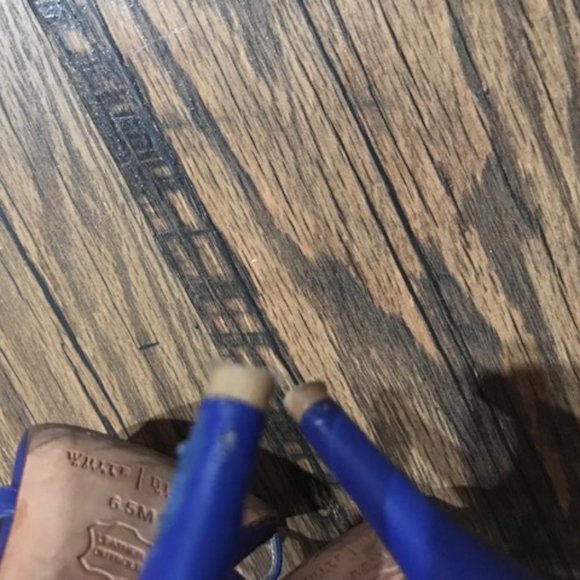 WHBM Royal Blue Heels - Picture 6 of 7